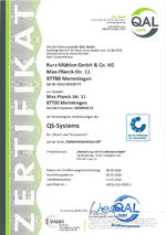 QS Zertifikat für den Bereich "Futtermittelwirtschaft"